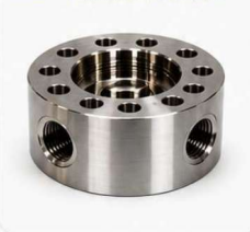 Precision Threaded Flange Component